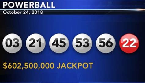 Powerball Numbers Archive for 2018 .